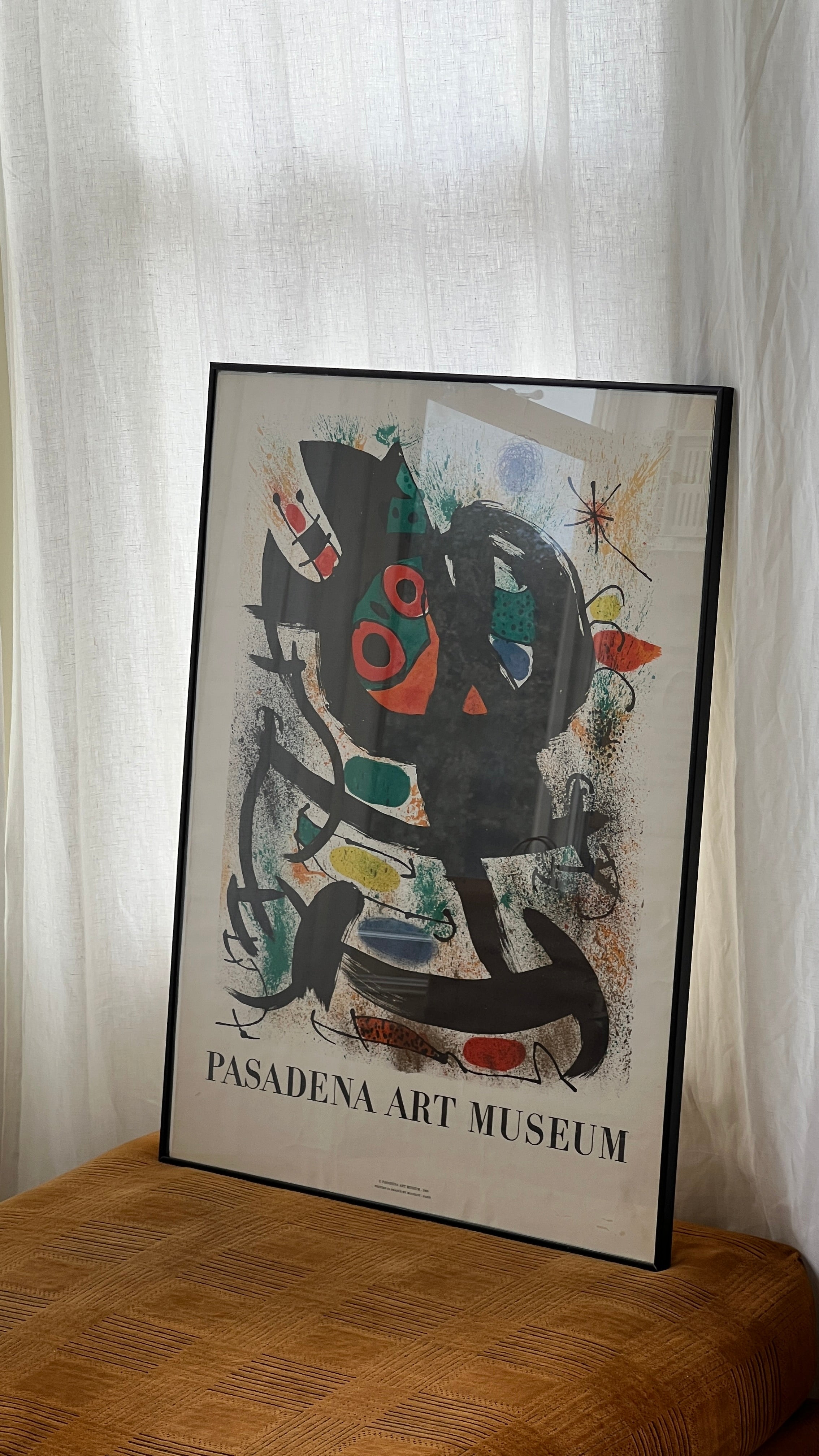 Joan Miro Lithograph, Printed in France, 1969