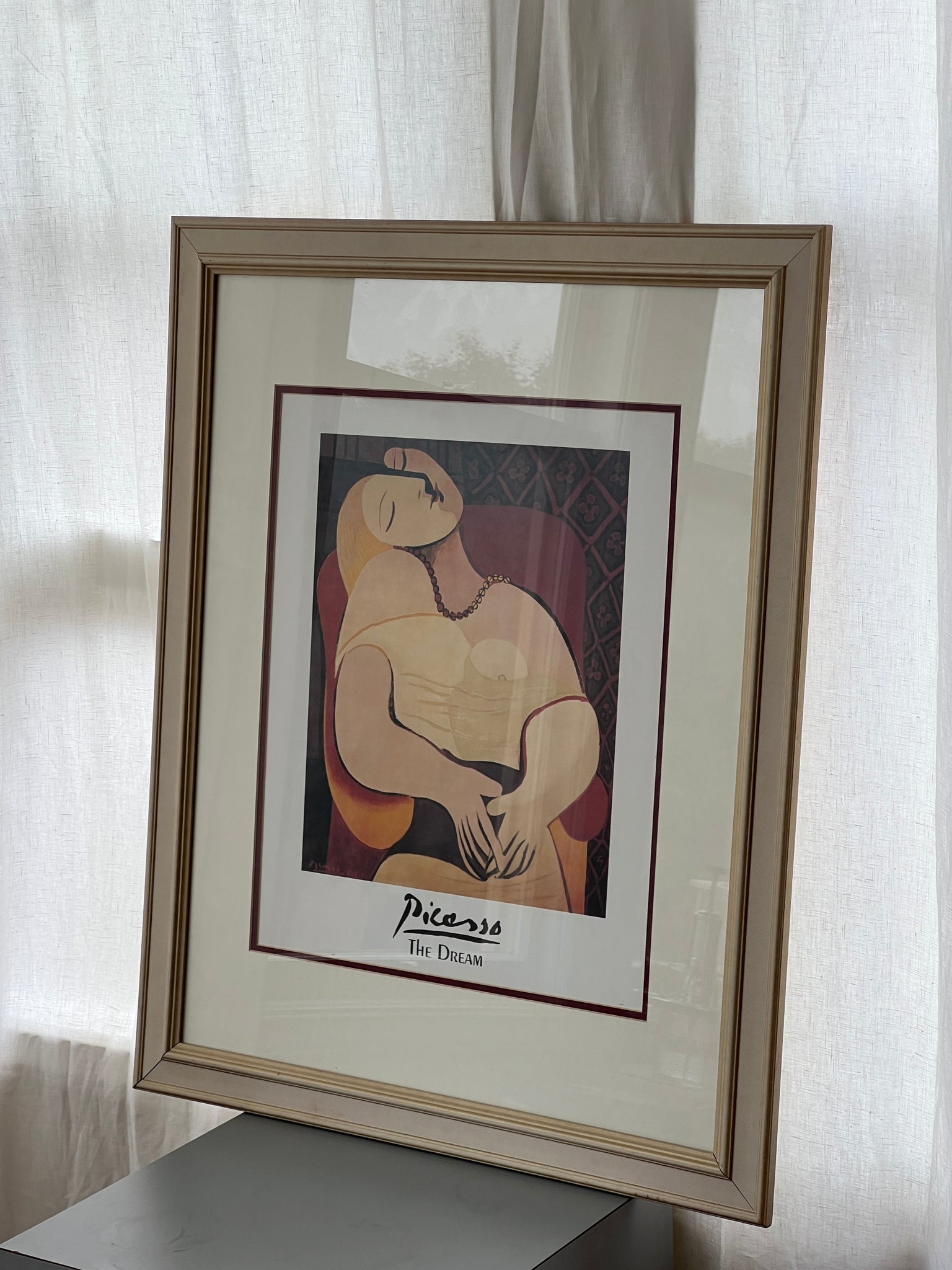 "The Dream" by Picasso, 1932 Framed Print
