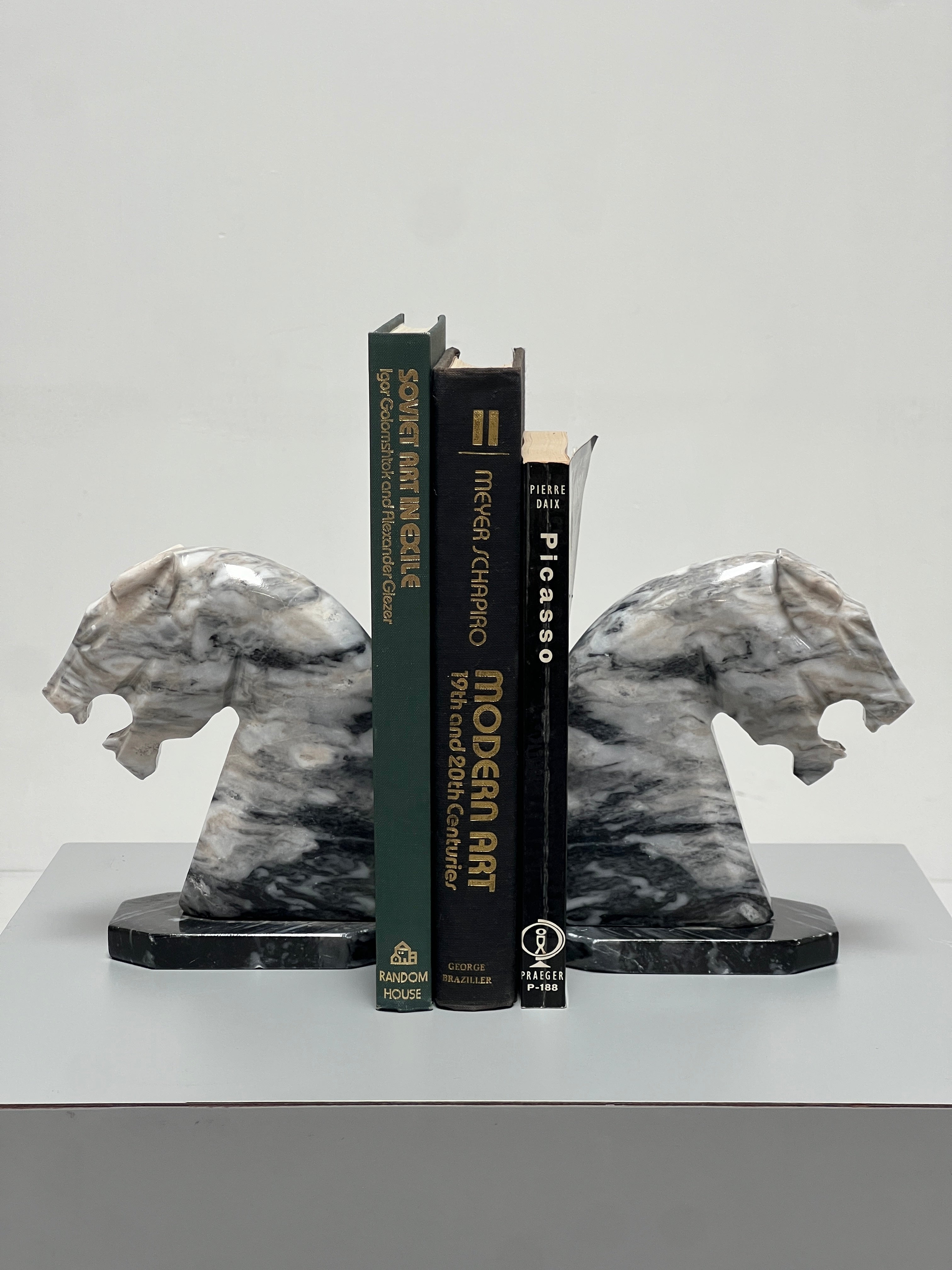Marble Bookends