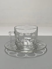 Glass Mug + Plate Set, Made in France