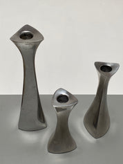 Stainless Steel Candle Stick Holders by Nambe