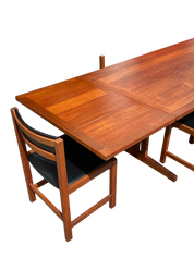 1960s Mid-Century Teak Dining Table for Ulferts, Made in Sweden
