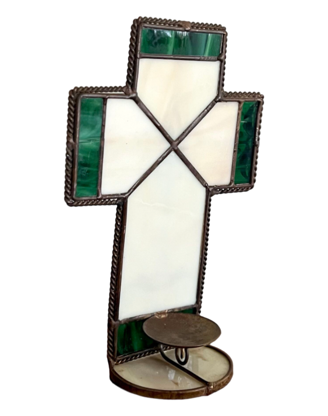 Guesthouse x Reliquia Stained Glass Cross Candle Holder