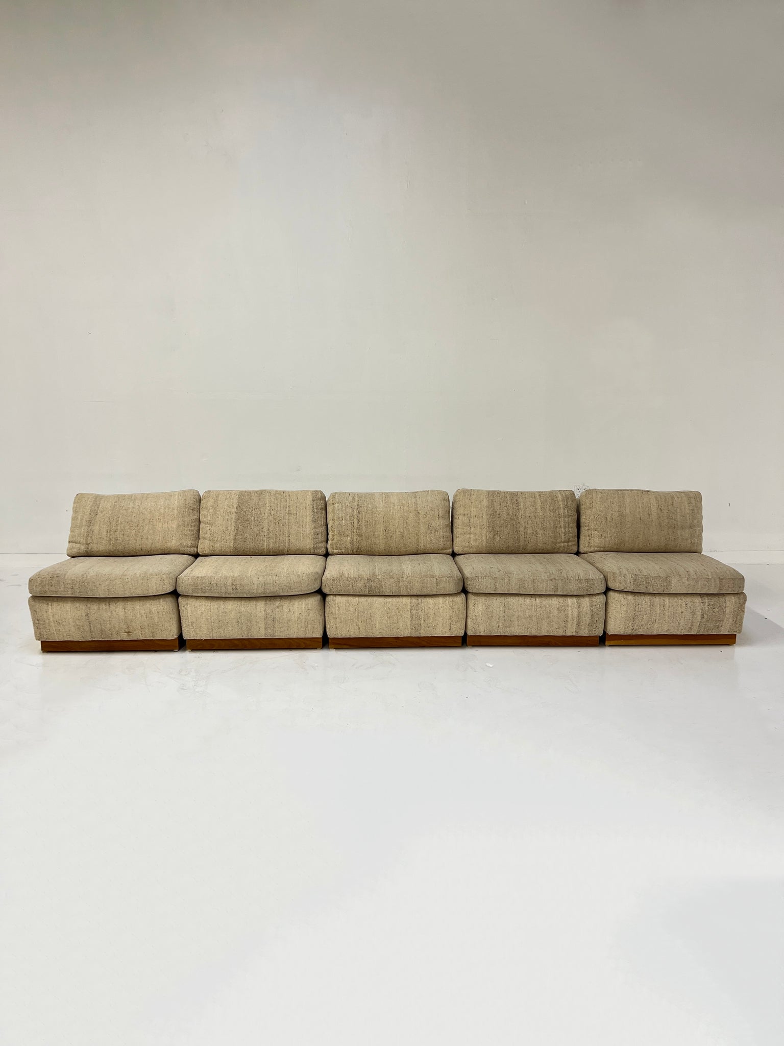 1970s Mid-Century Modular Plinth Sofa