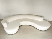 Vladimir Kagan Serpentine Style Three-Piece Sectional Sofa