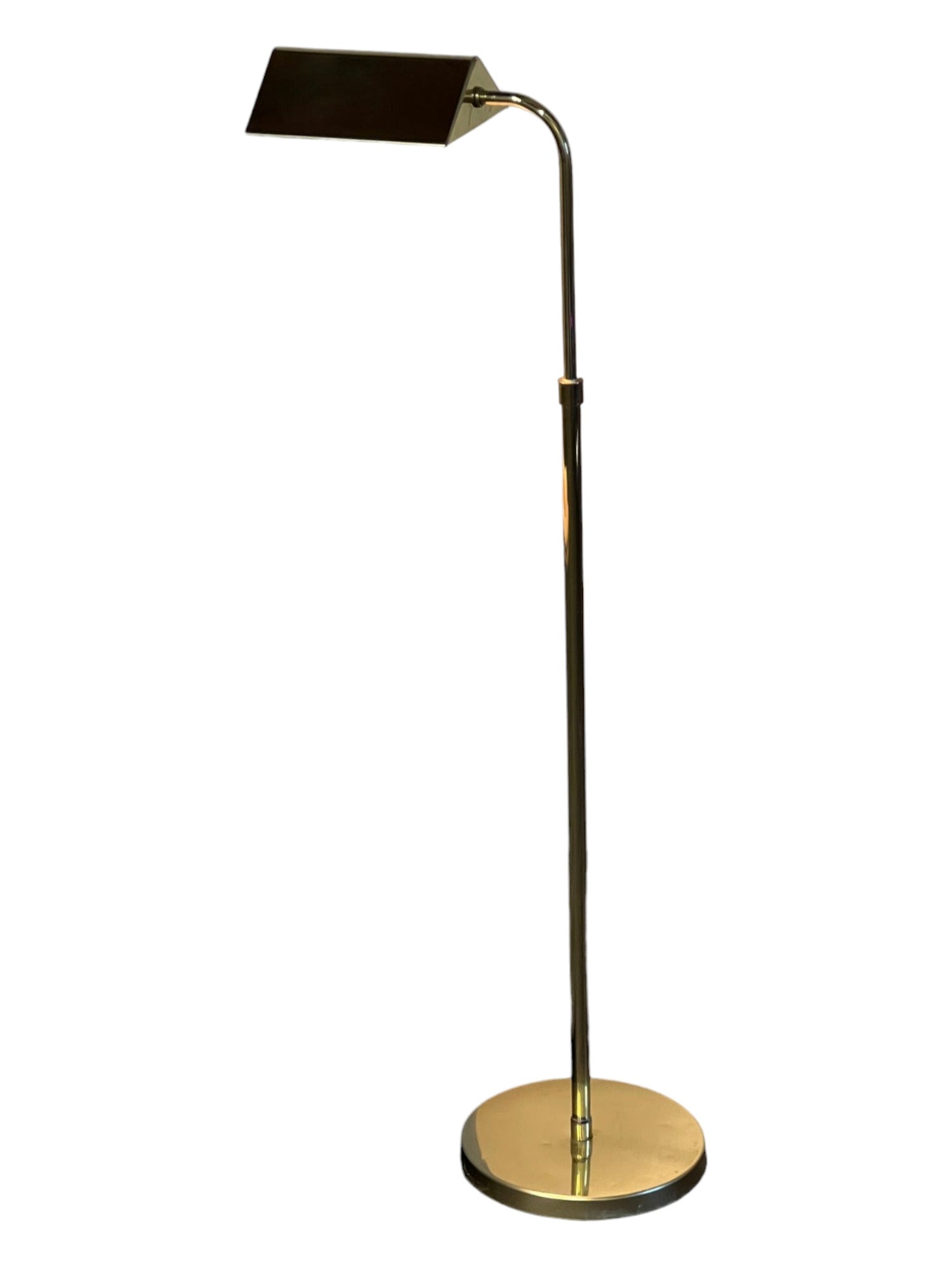 Brass Swing-Arm Floor Lamp, 1960s