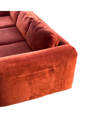 1970s Red-Orange Sofa