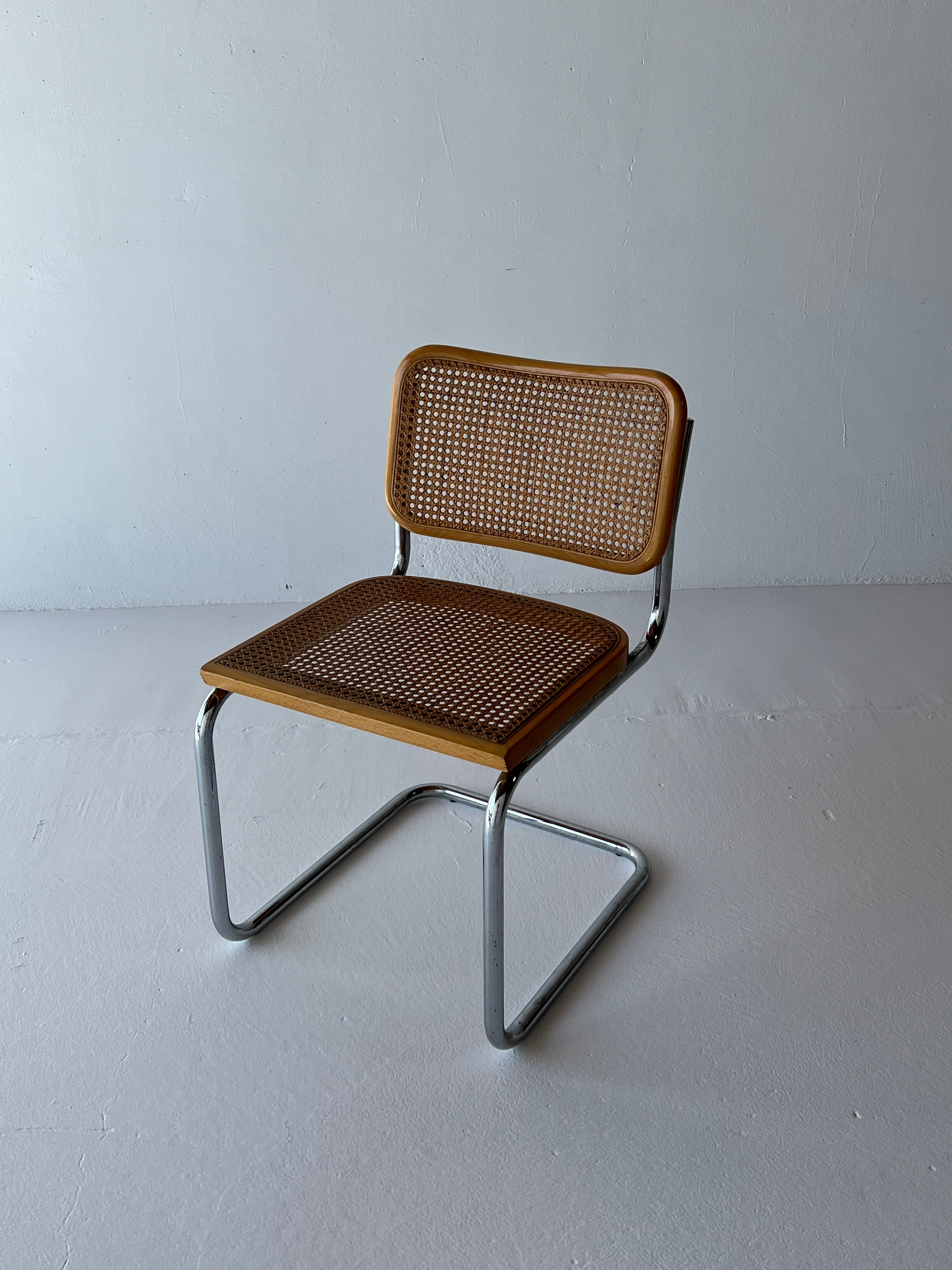 1970s Italian Cesca Chairs by Marcel Breuer for Cidue, Italy