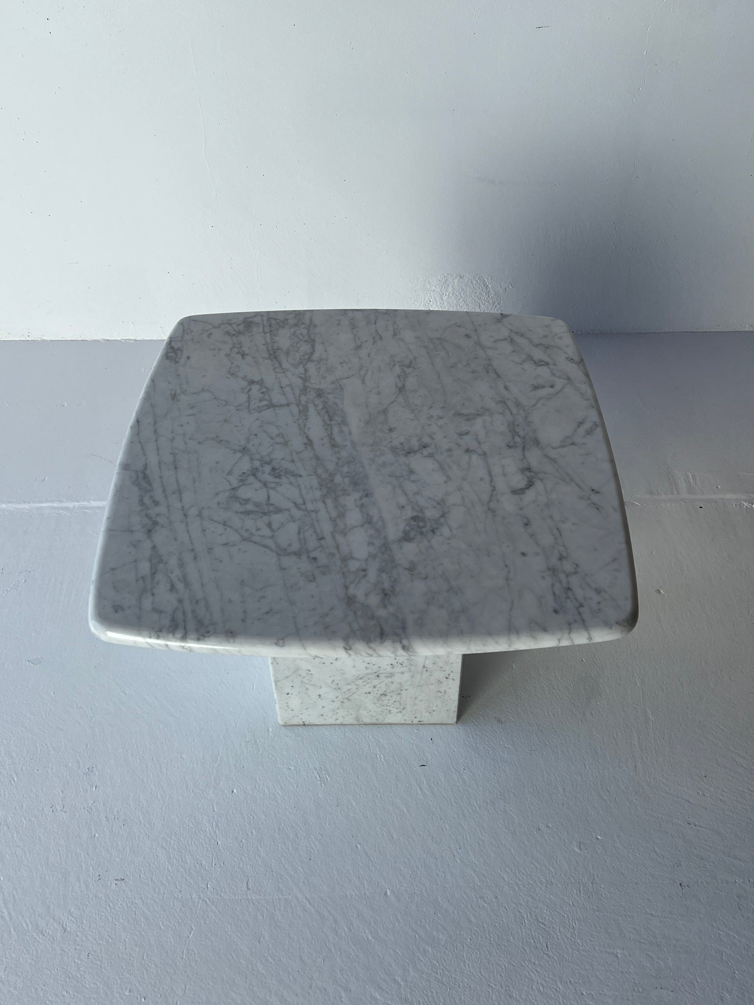White Carrara Marble Table by Artedi