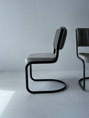 Black Cantilever Dining Chairs