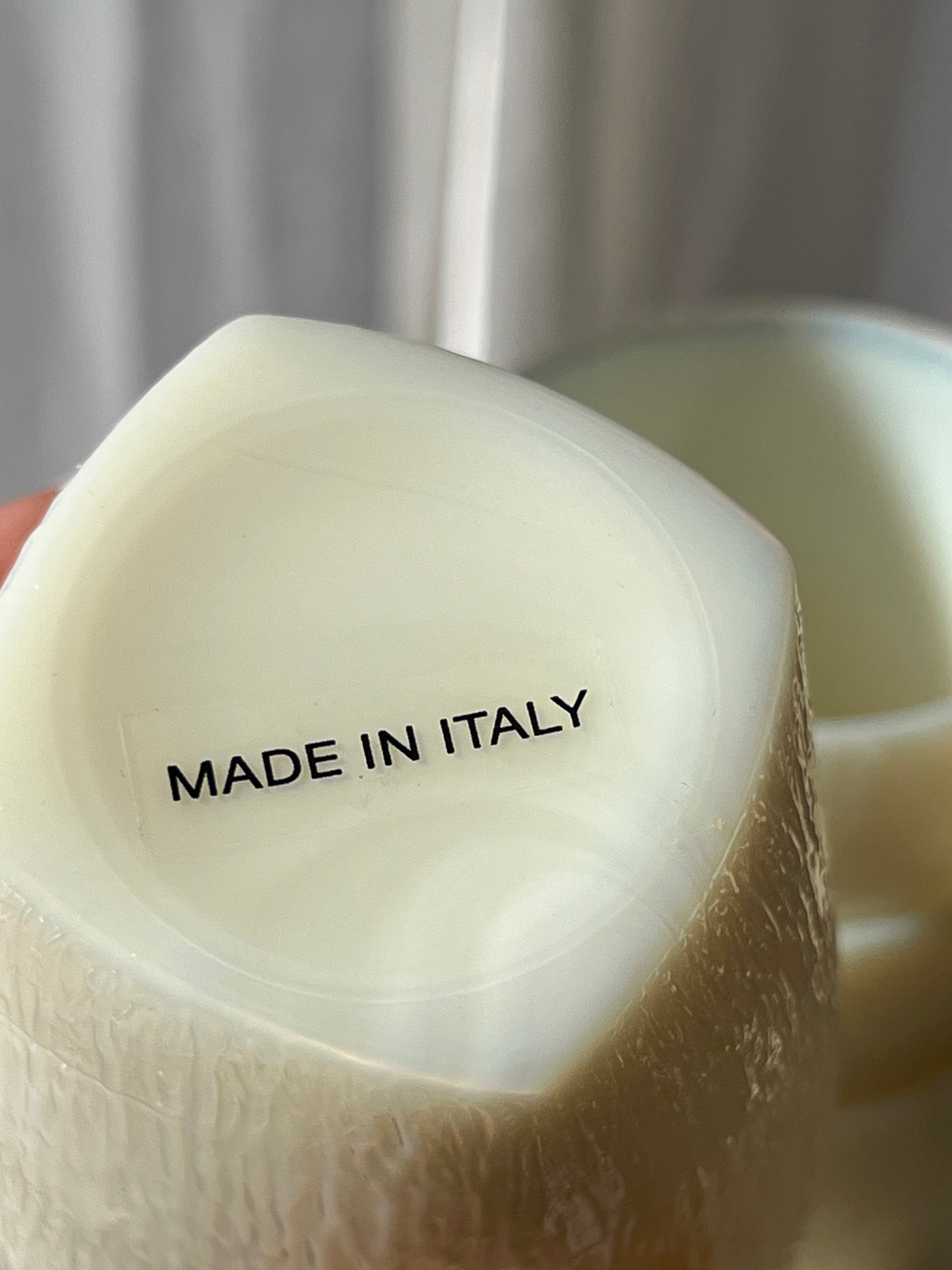 Italian Milk Glasses
