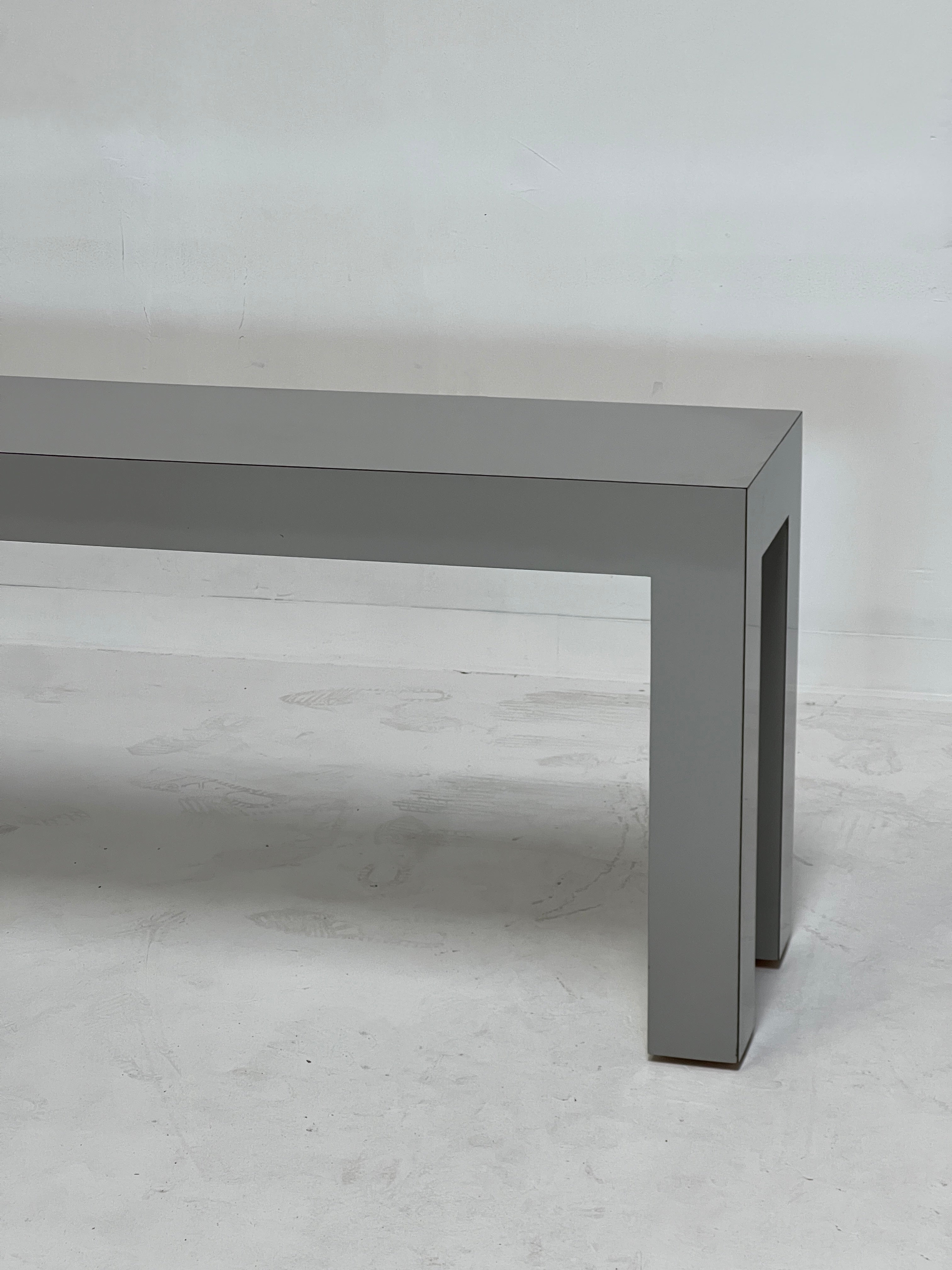Grey Laminate Console Table
