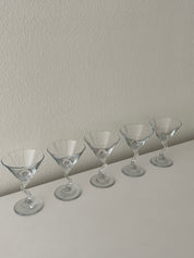 MINI Libbey Squiggle Martini Glasses