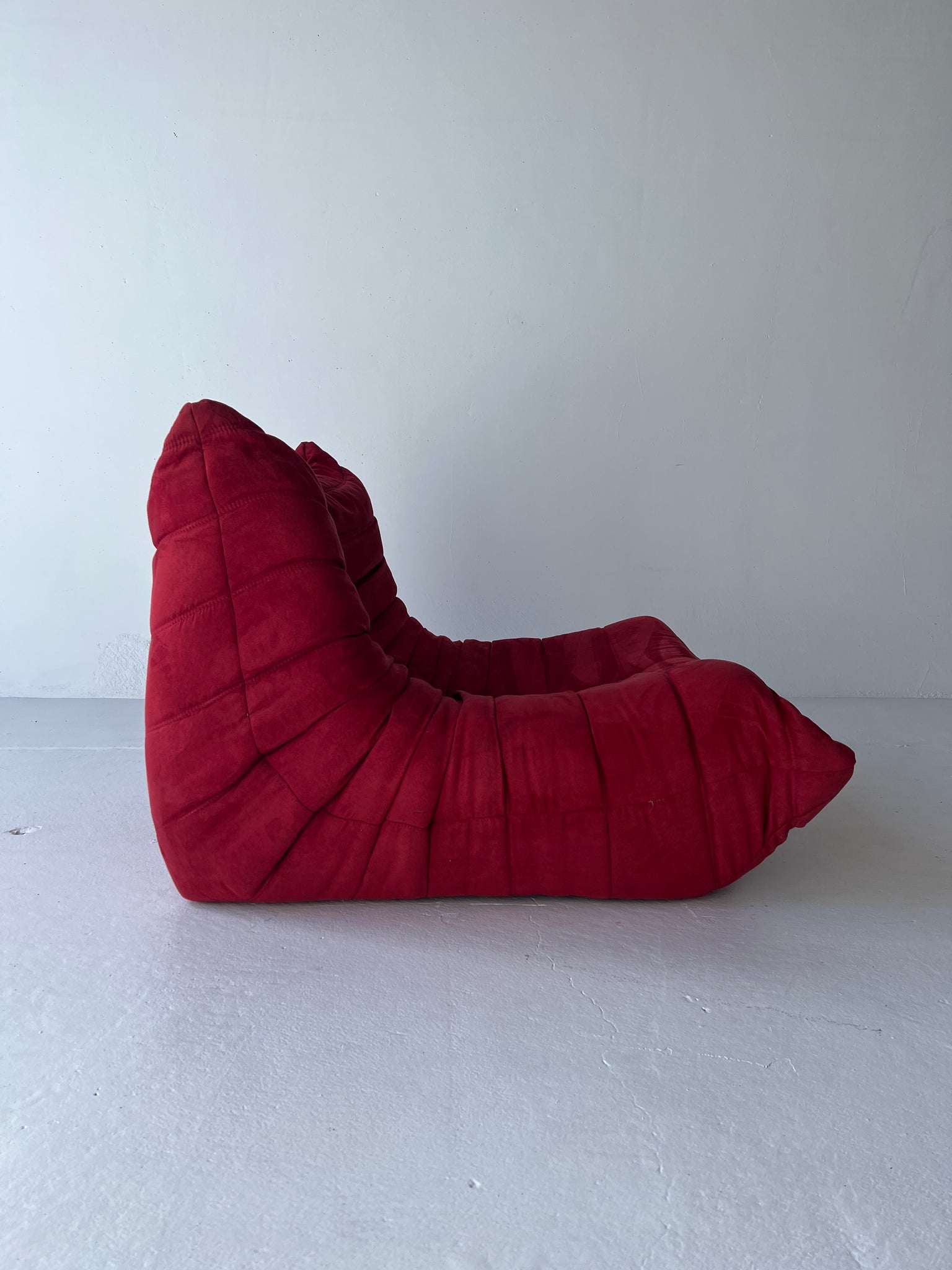 Red Togo Style fireside Chair