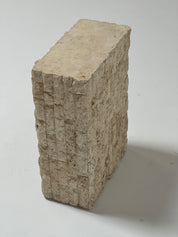 Tessellated Travertine Pedestal