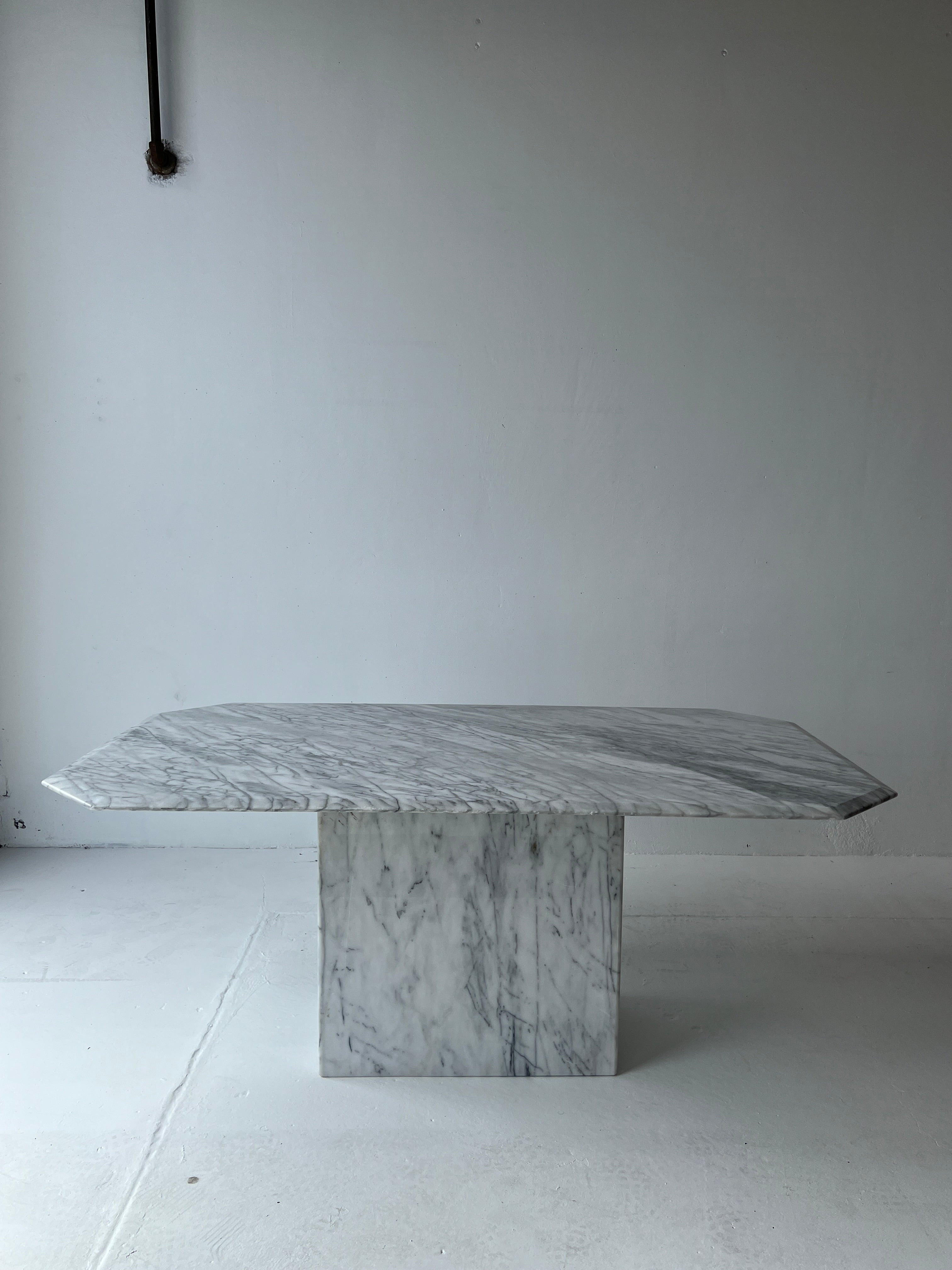Carrara Marble Dining Table