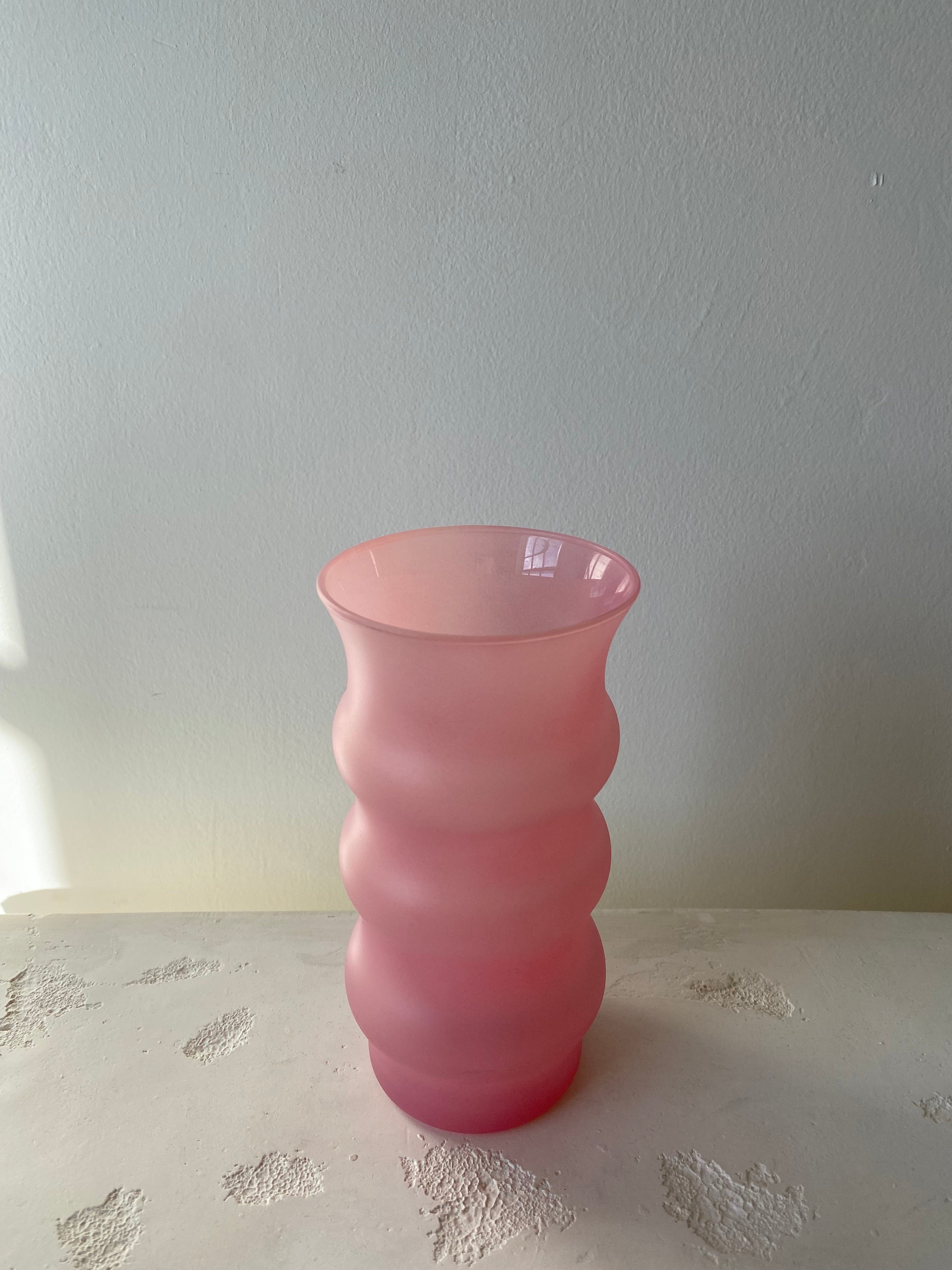 Pink Squiggle Vase