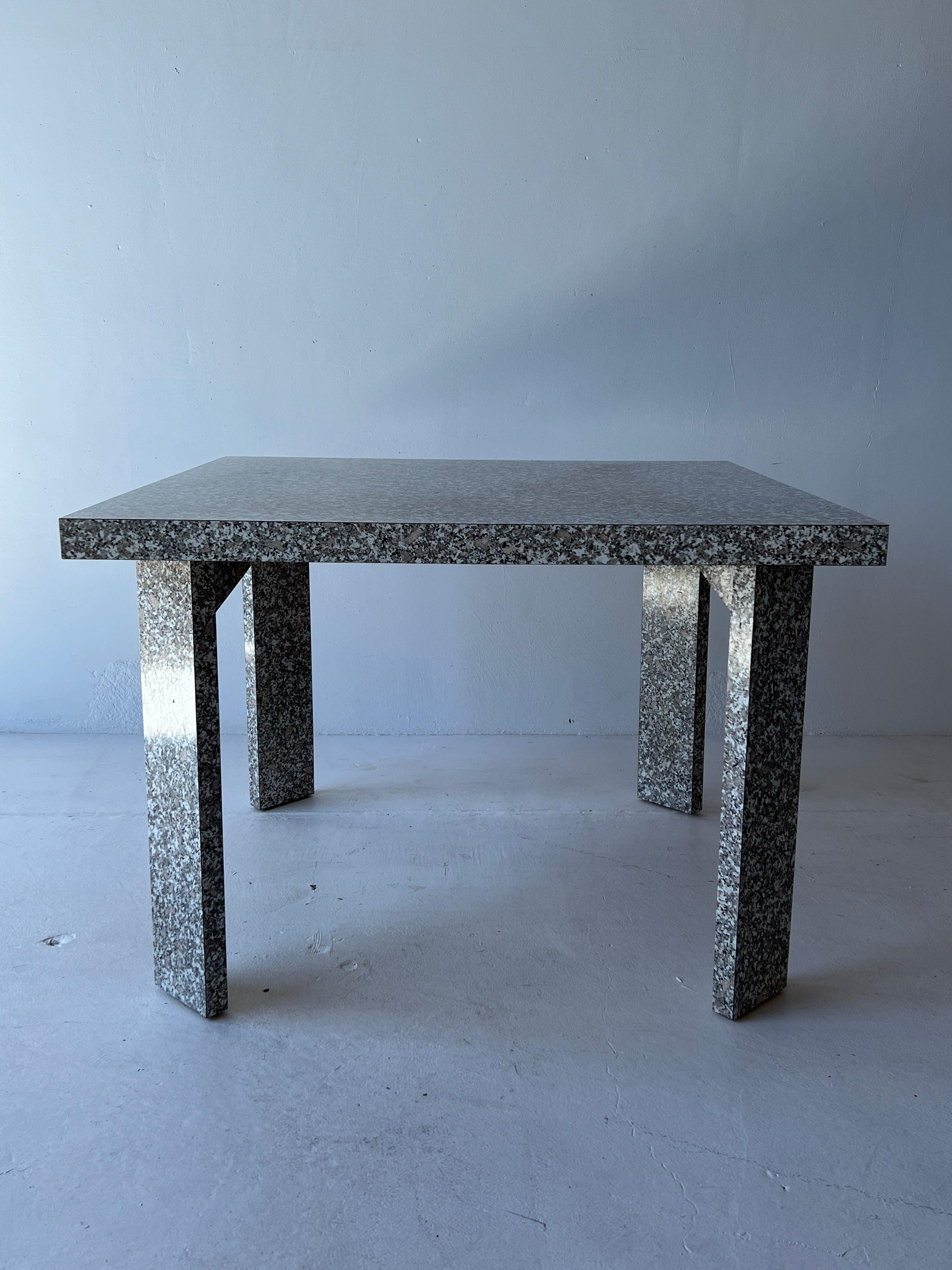 Grey Speckled Laminate Dining Table