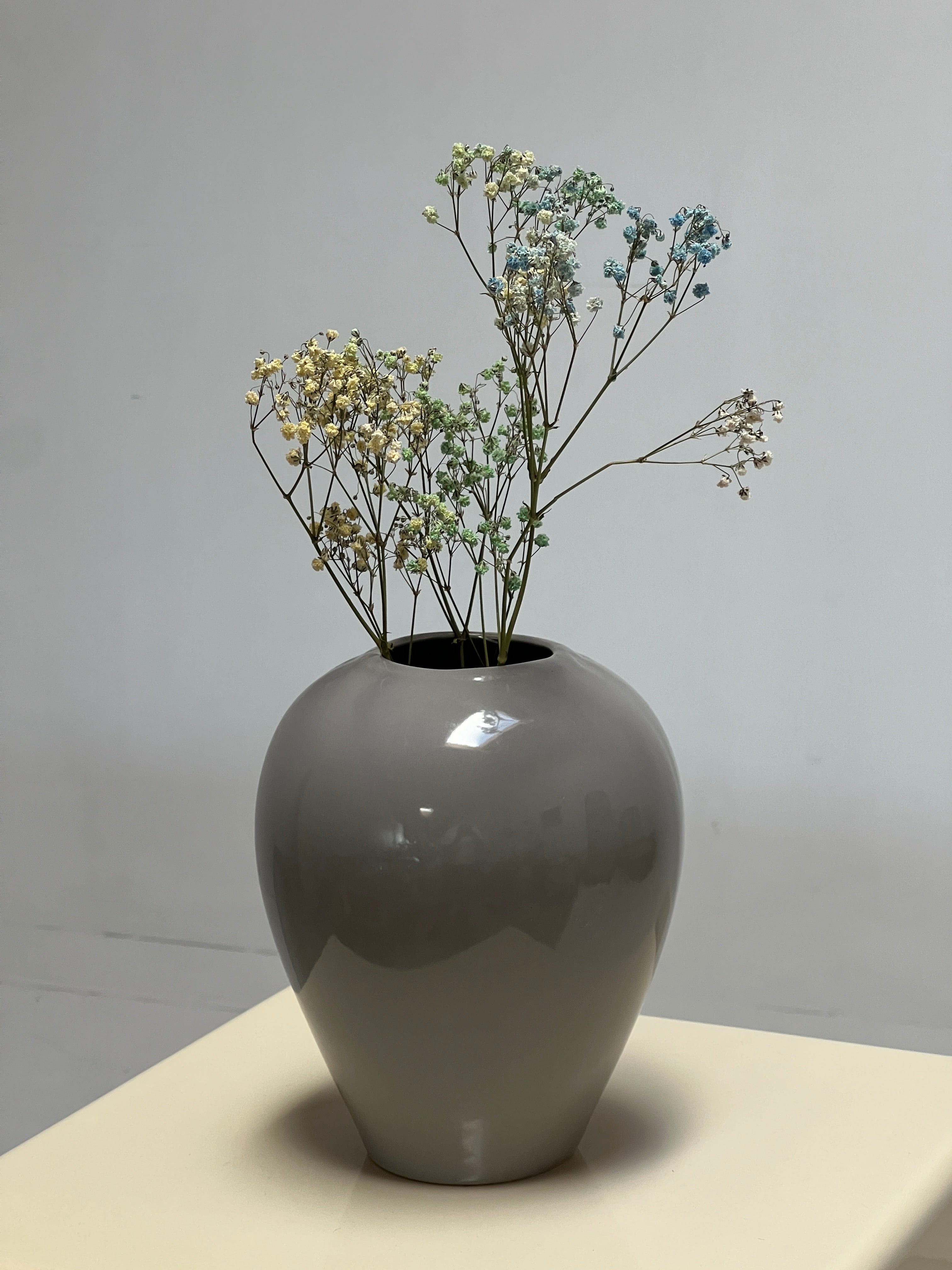 Grey Haeger Vase