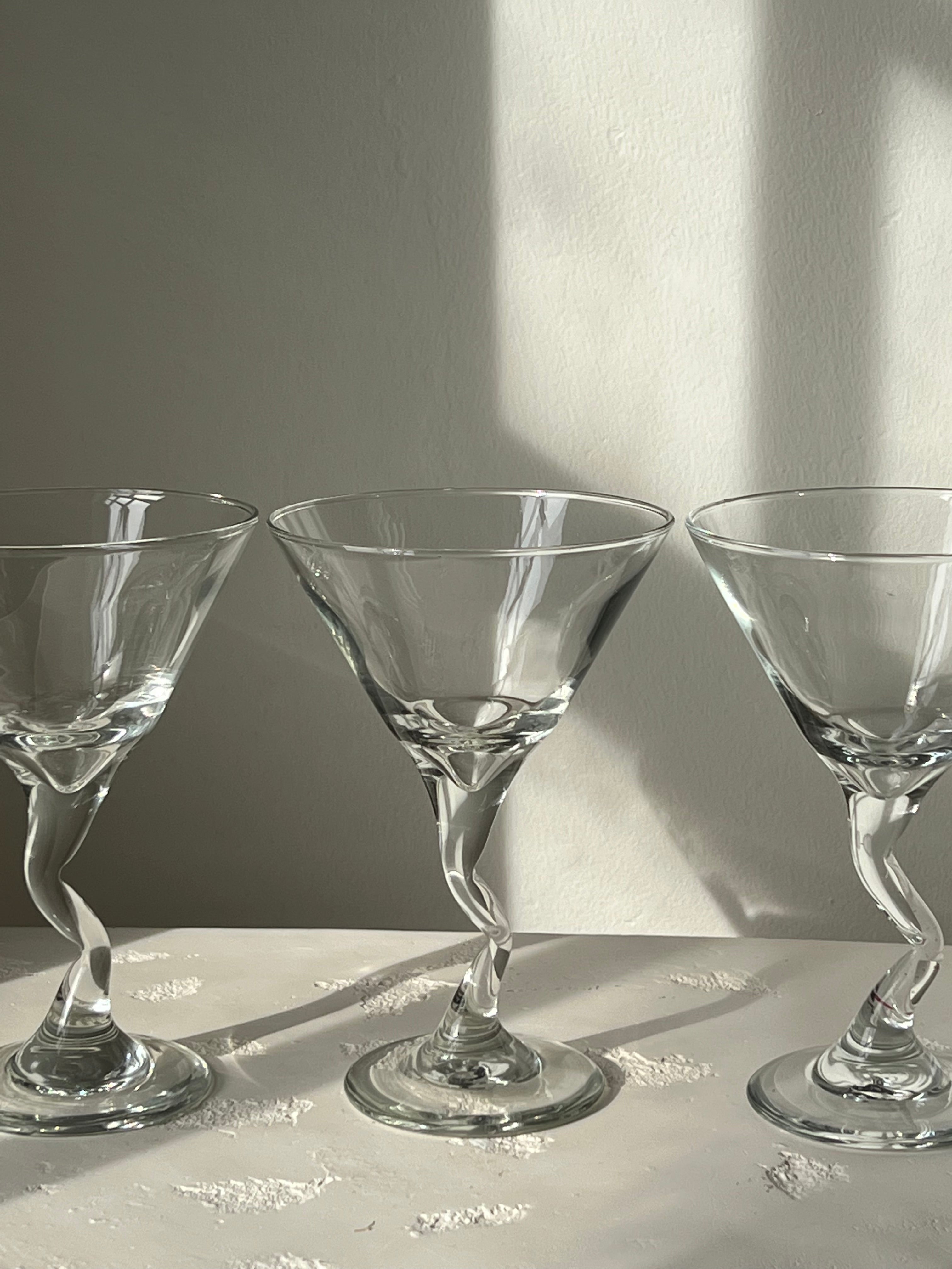 Squiggle Martini Glasses – Guest House
