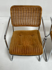 Chrome Upholstered Dining Chairs