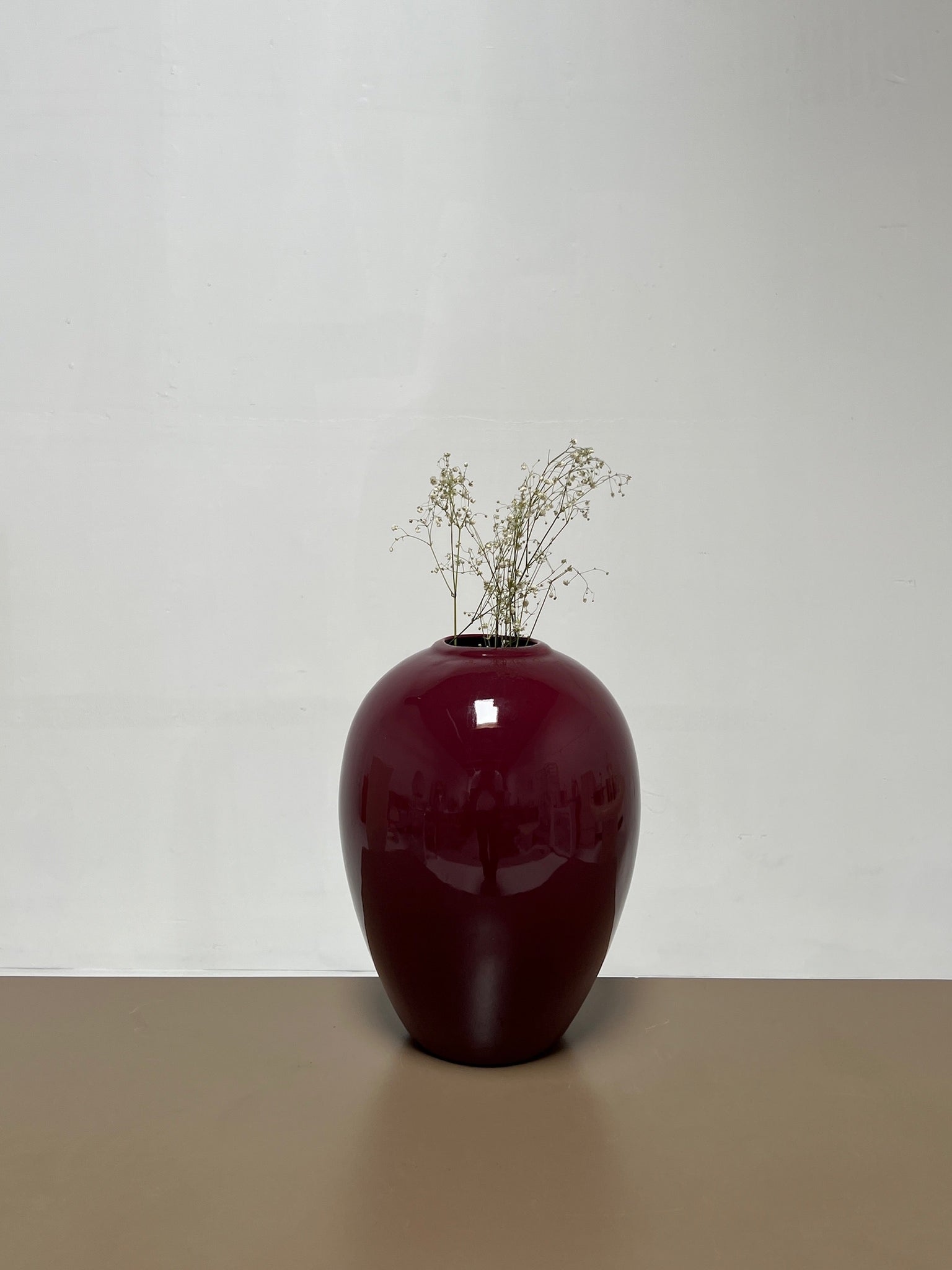 Haeger Burgundy Vase