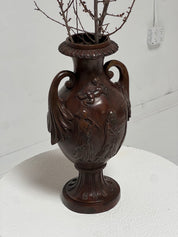 Maitland Smith Bronze Amphora, Handmade in Thailand