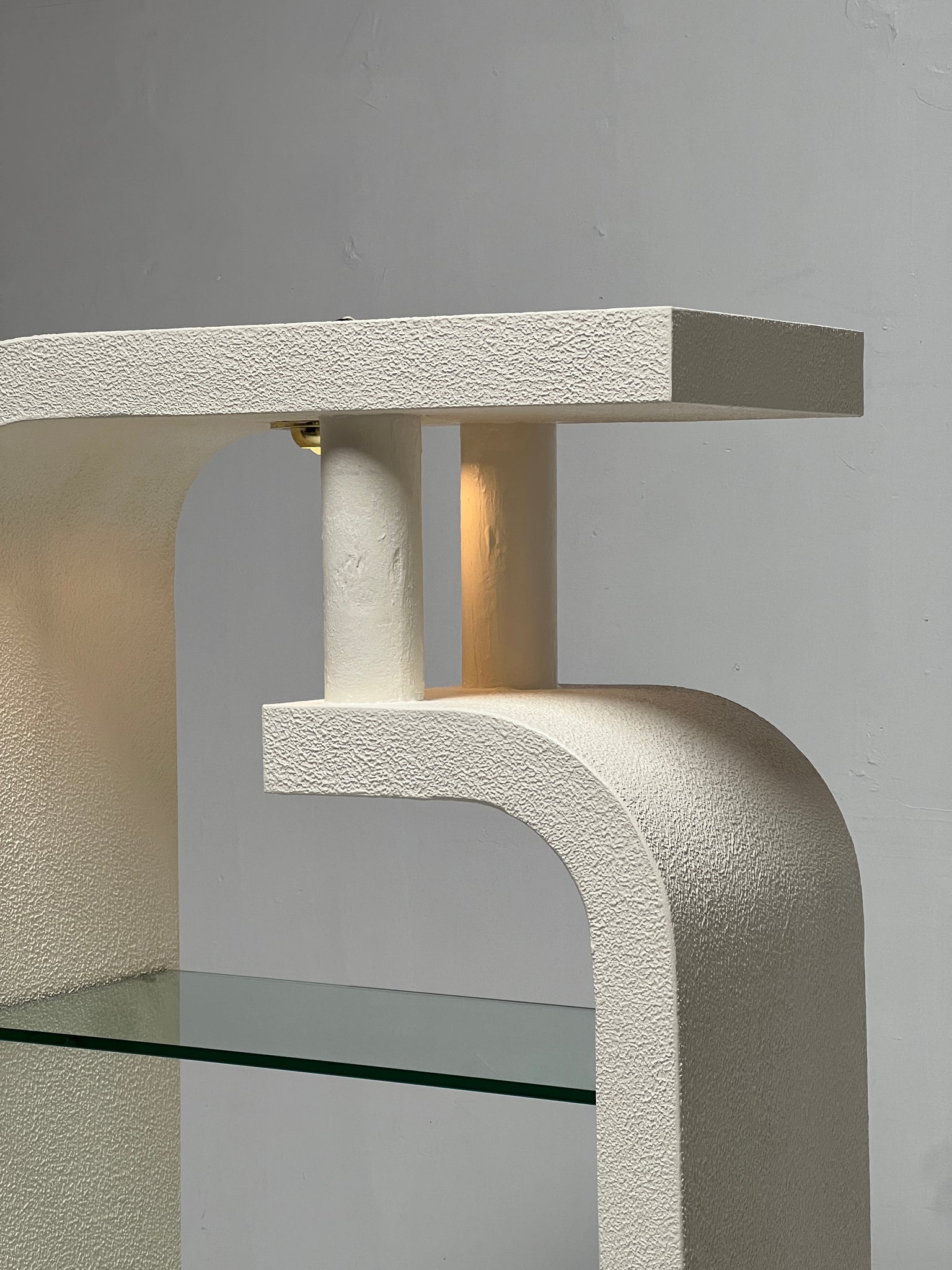 Post Modern Sculptural Plaster Etagere