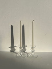 Glass Candle Stick Holders