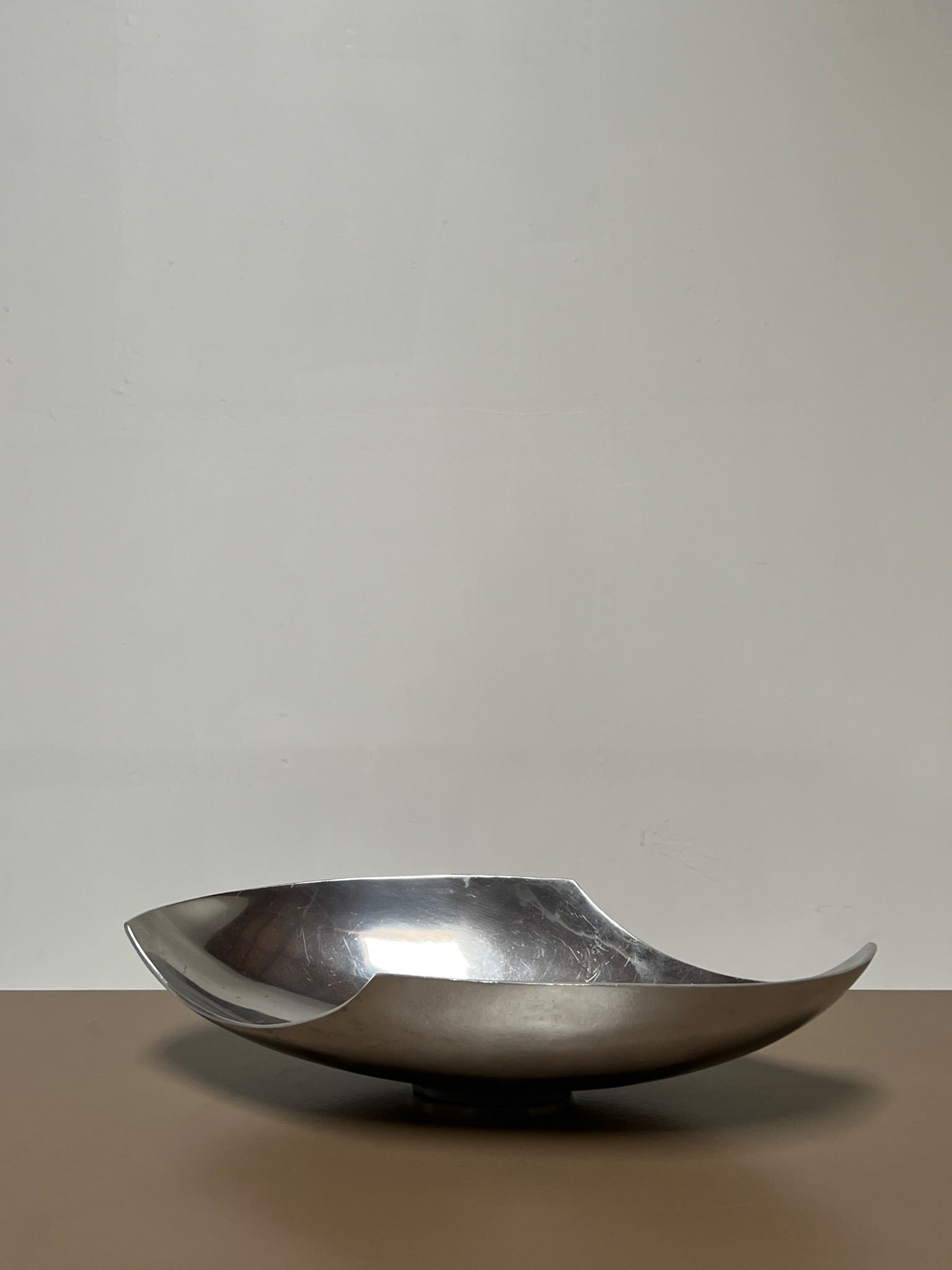 Chrome Centerpiece Bowl by Nambe