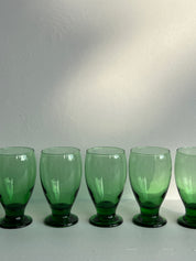 Green Highball Glasses