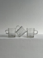 Italian Glass Coffee Mugs