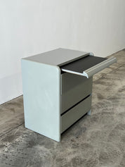 Grey Lacquer Nightstand by Lane
