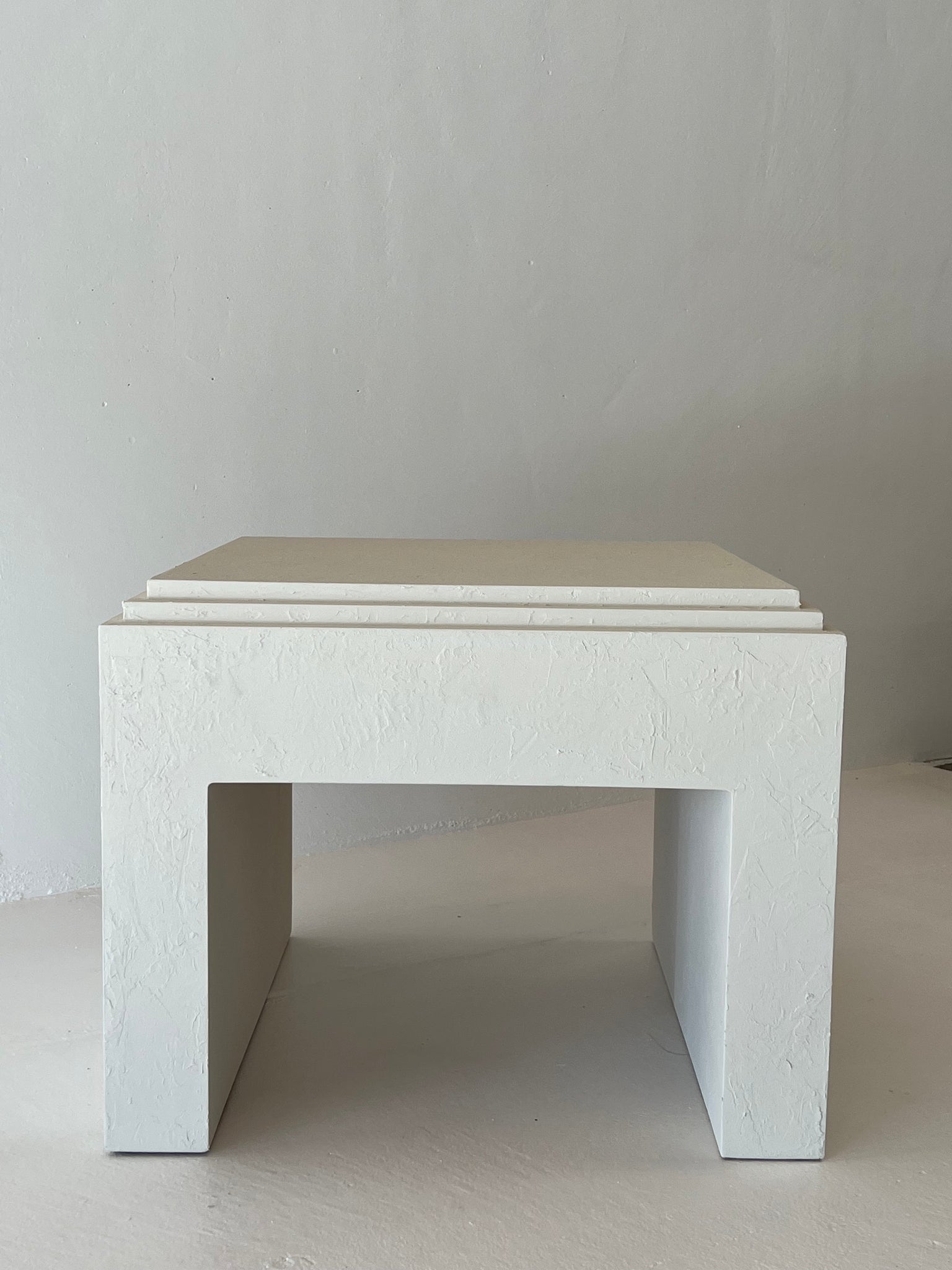 Off White Textured Table by Lane