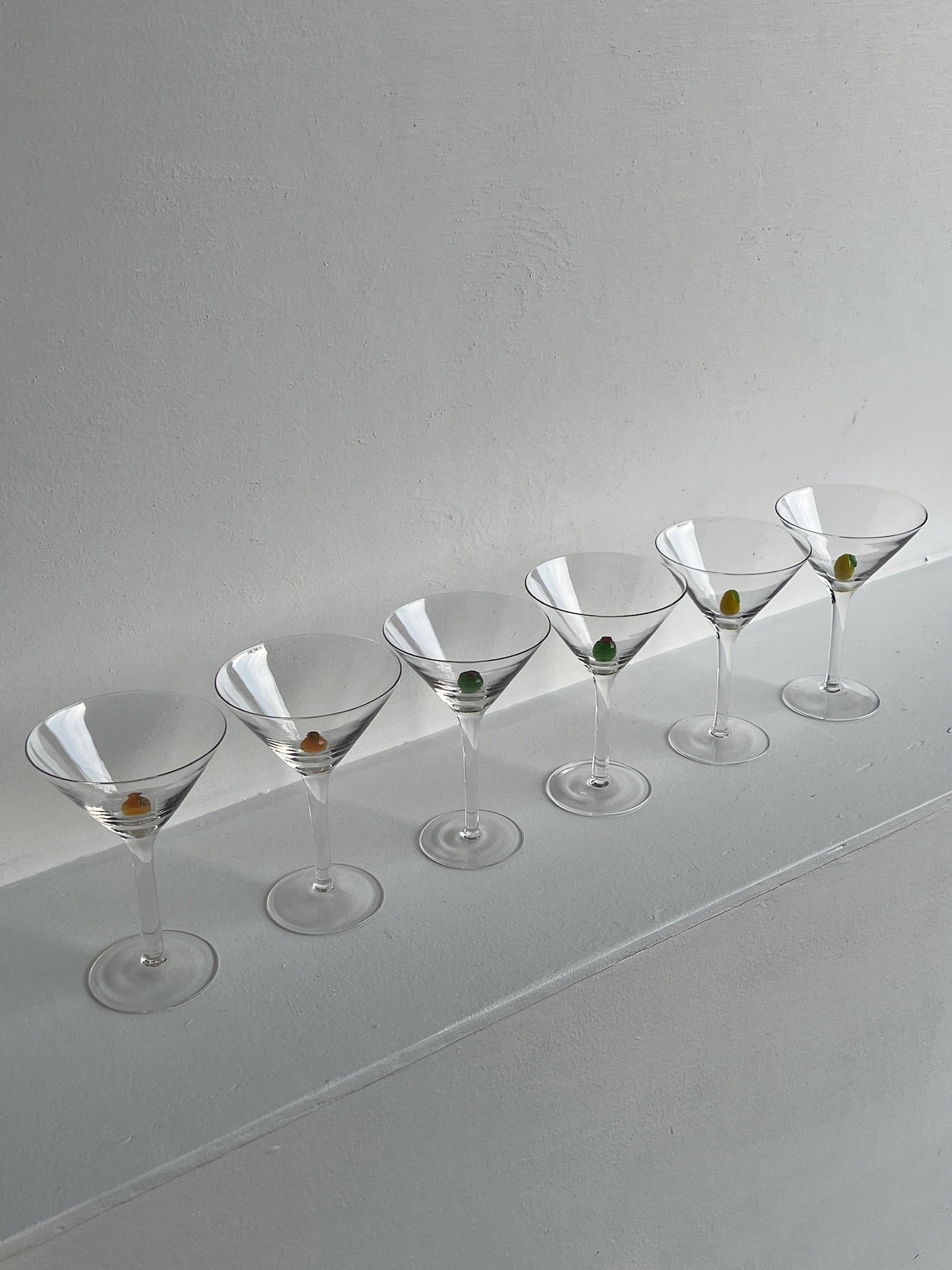 Fruit Martini Glass Set