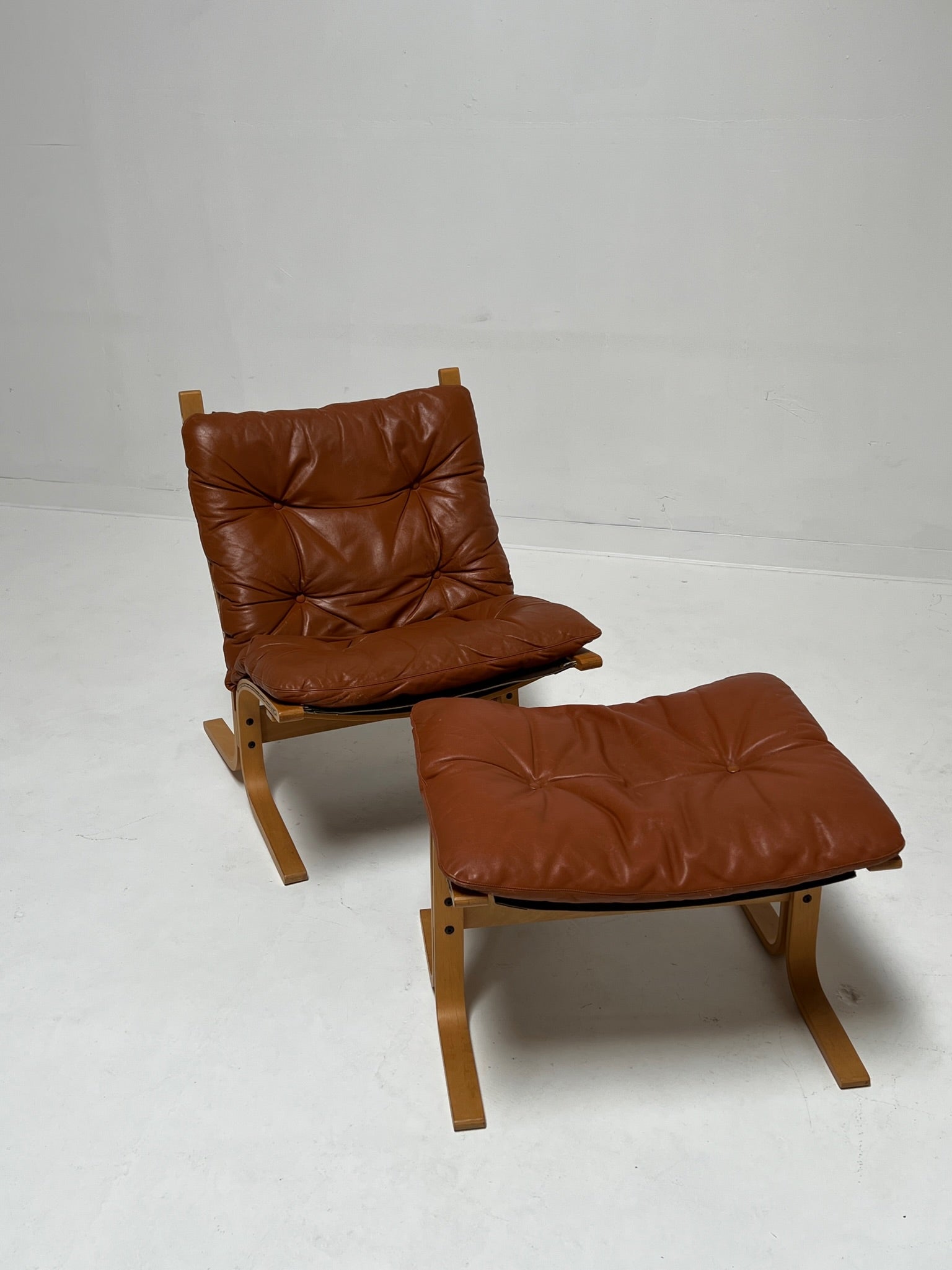 Ingmar Relling Siesta Leather Sling Chair Leather for Westnofa