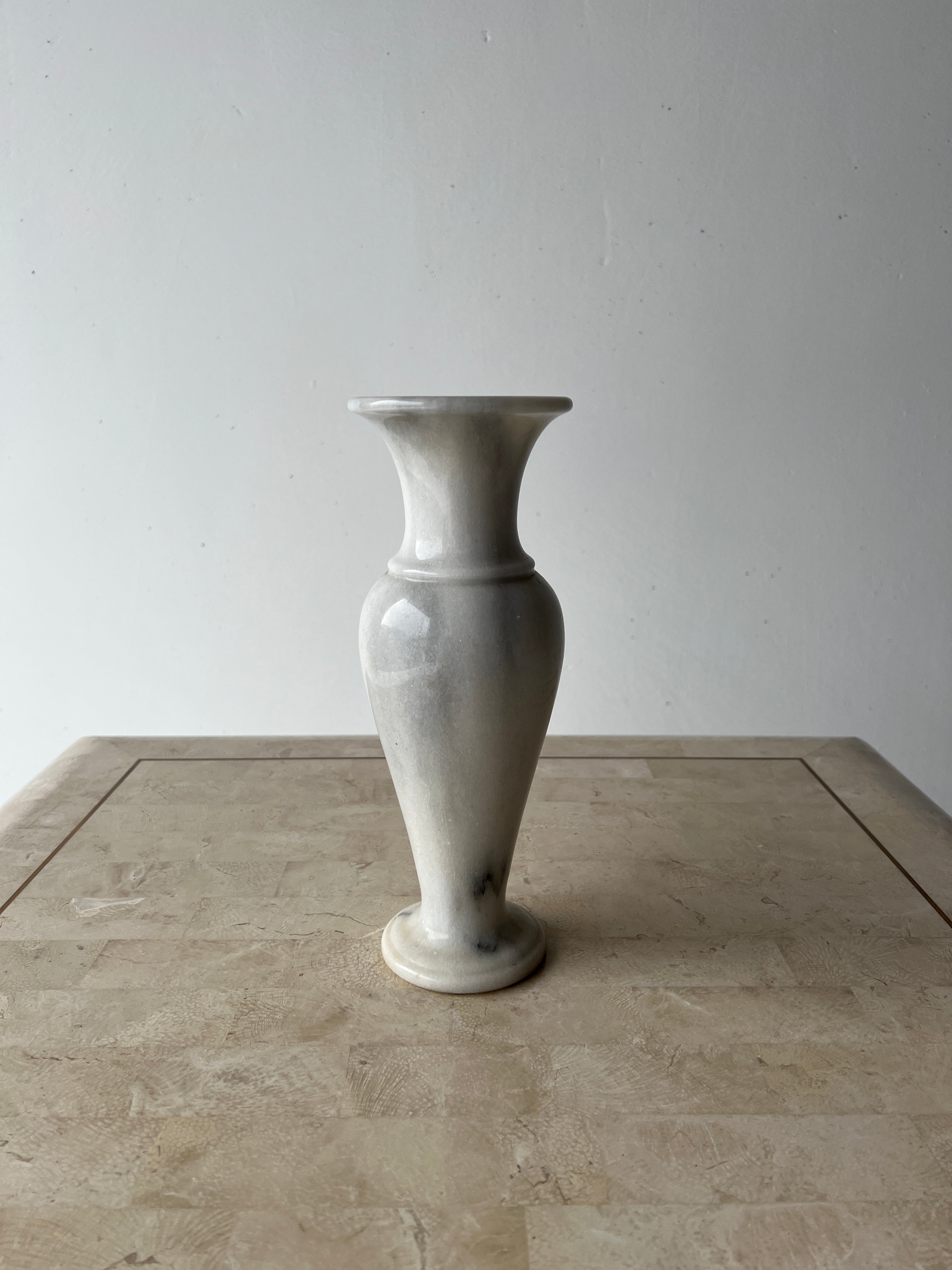 White Carrara Marble Vase