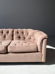 Mid-Century Mauve Sofa
