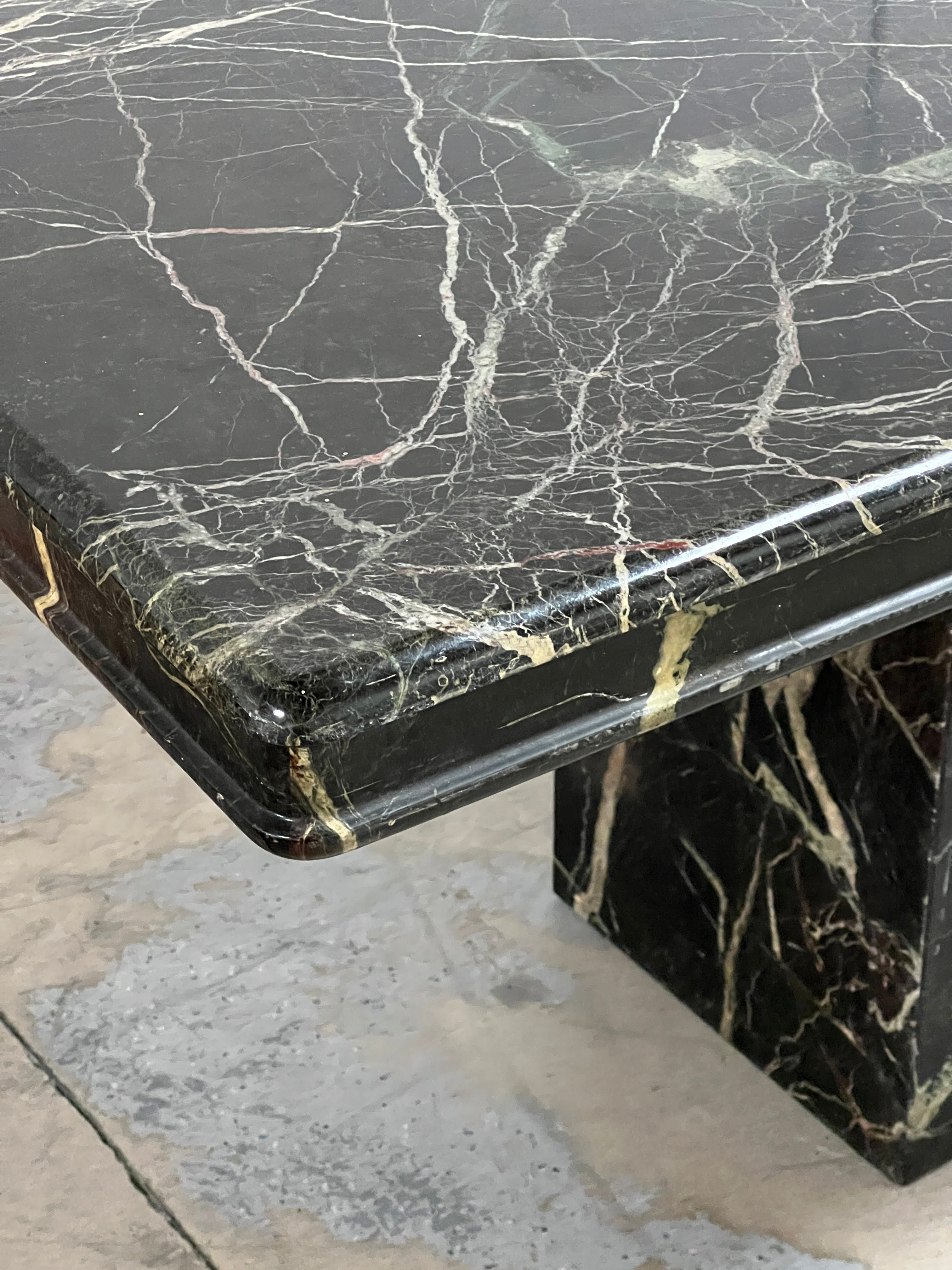Black Marble Dining Table