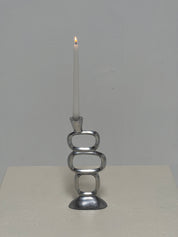 Mid Century Aluminum Candle Stick