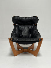 Mid Century Luna High Back Chair by Odd Knutsen
